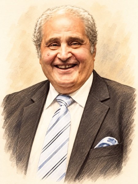 رسم توضيحي للكاتب نبيل فاروق