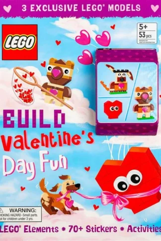 Book cover of LEGO Books: Build Valentine's Day Fun! (Activity Book with Minifigure)