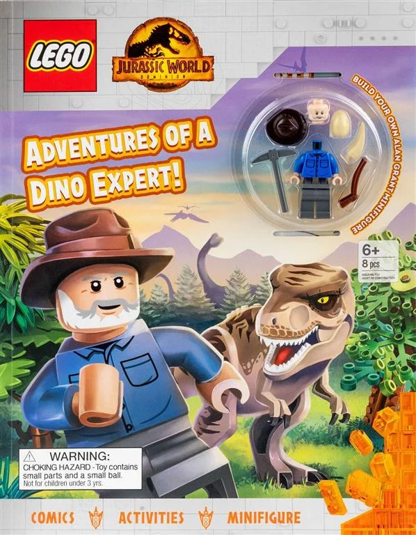 Book cover of LEGO Jurassic World: Adventures of a Dino Expert!