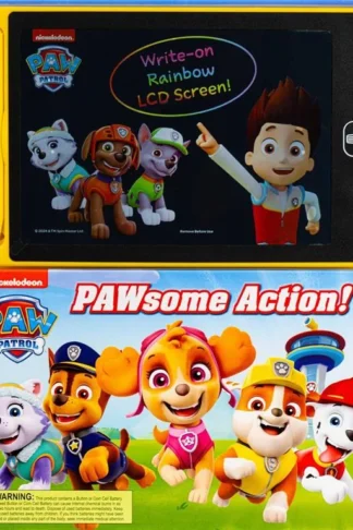 Book cover of PAW Patrol: PAWsome Action! (Write-On Rainbow LCD Screen!)