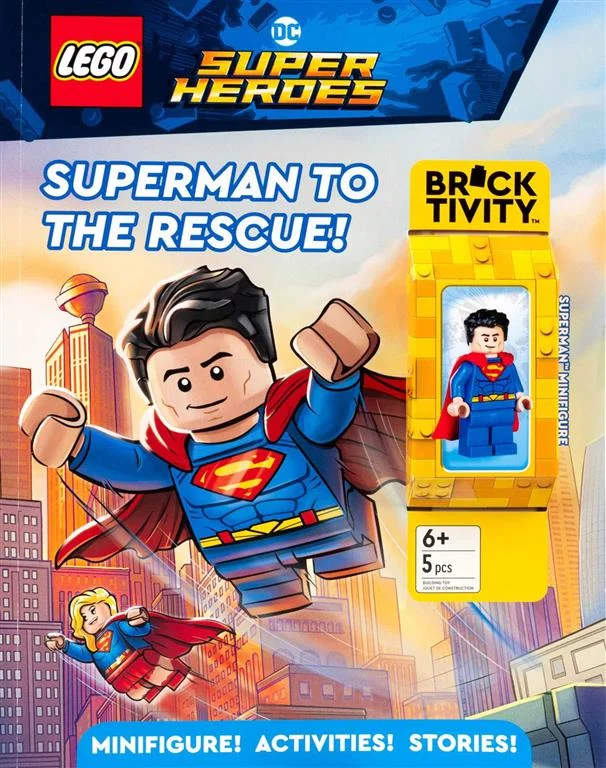 Book cover of LEGO DC Super Heroes: Superman to the Rescue! (Activity Book with Minifigure)