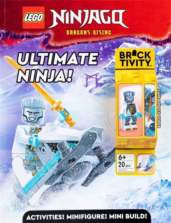 Book cover of LEGO NINJAGO: Ultimate Ninja! (Activity Book with Minifigure)