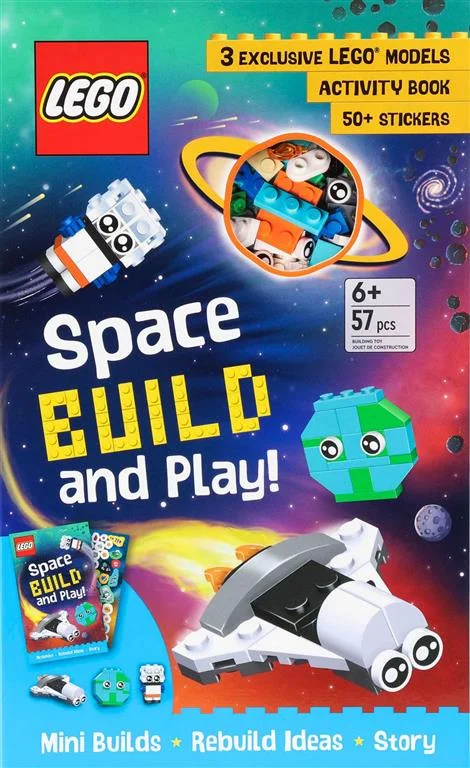 Book cover of LEGO Books: Space Build and Play!