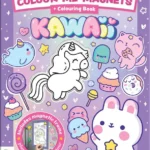 Kaleidoscope Colour-Me-Magnets: Kawaii (+Colouring Book)