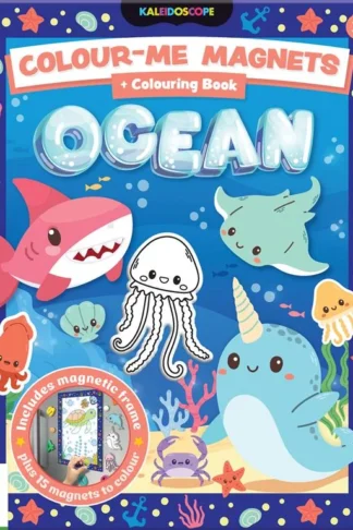 Book cover of Kaleidoscope Colour-Me-Magnets: Ocean (+Colouring Book)
