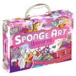 Colour & Carry: Sponge Art Unicorns
