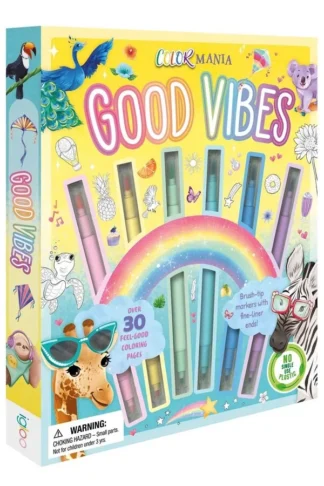 Book cover of Colour Mania: Good Vibes