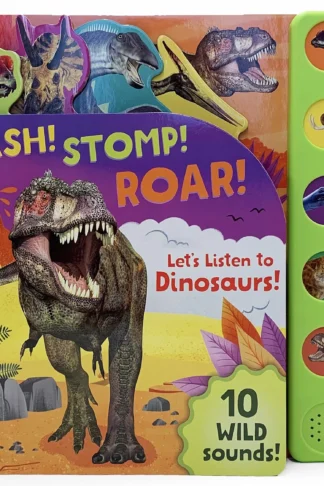 Book cover of Dino Stomp and Roar! (Sound Board Book)