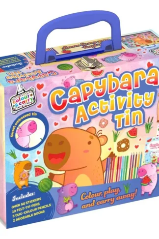 Book cover of Colour & Carry: Capybara Activity Tin