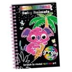 Scratch Art Stencils: Rainbow Kawaii