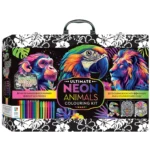 Colour and Carry Activity Kit: Neon Colouring Case
