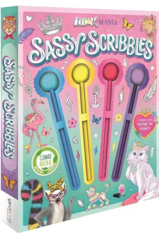 Book cover of Colour Mania: Sassy Scribbles