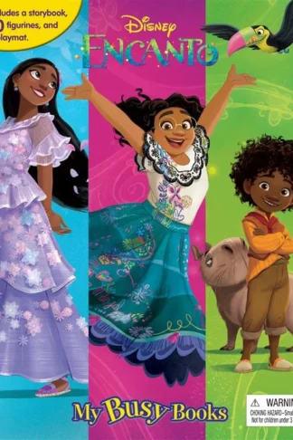 Book cover of Disney Encanto: My Busy Books (Storybook, Figurines, Playmat)