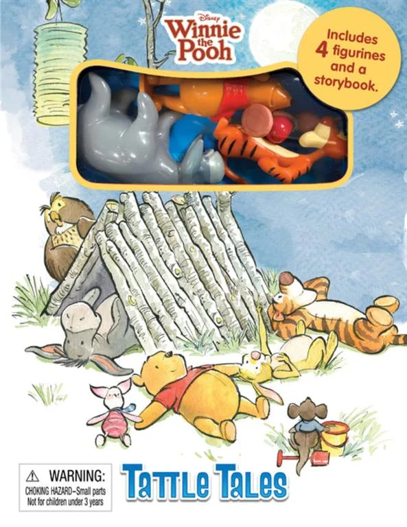 Book cover of Disney Winnie The Pooh: Tattle Tales (Storybook and 4 Figurines)