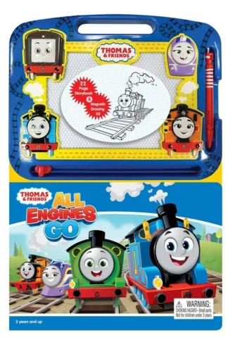 Book cover of Learning Series: Thomas All Engines Go (Magnetic Drawing Board Book)