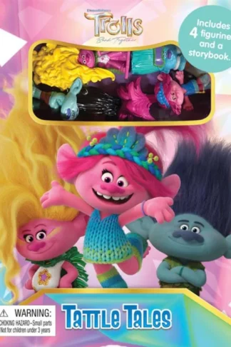 Book cover of Trolls Band Together: Tattle Tales (Storybook and 4 Figurines)