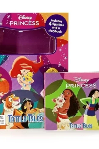 Book cover of Disney Princess: Tattle Tales (Storybook and 4 Figurines)
