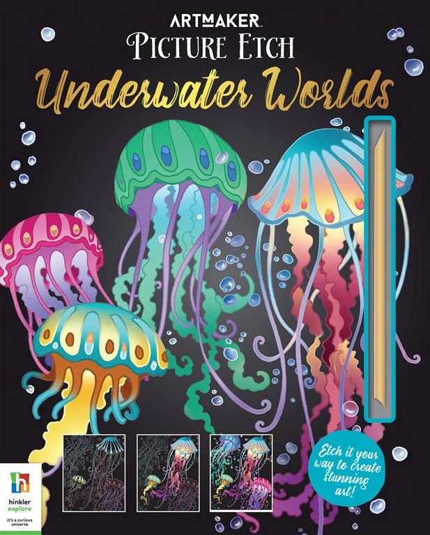Artmaker: Picture Etch: Underwater Worlds book cover