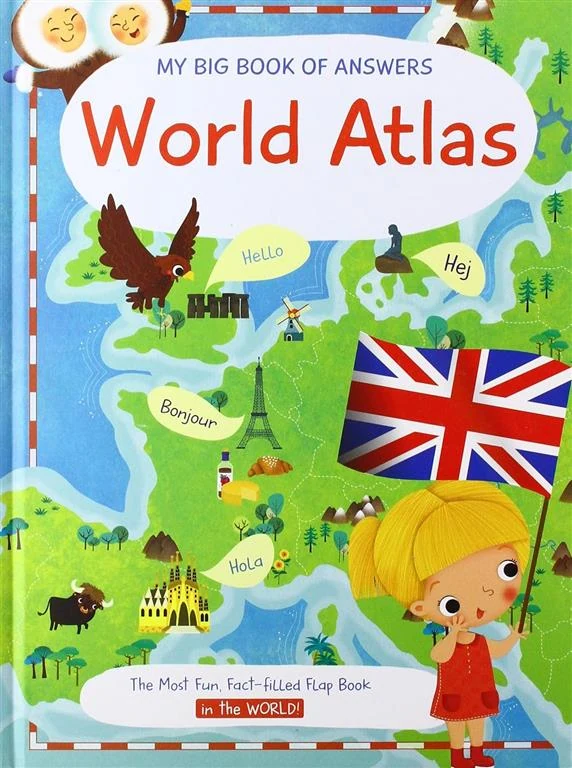 Big Book Of Answers World Atlas book cover