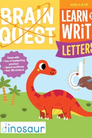 Brain Quest Learn to Write: Letters book cover