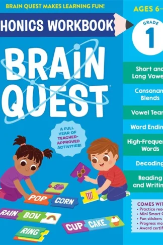 Brain Quest Phonics Workbook: Grade 1 book cover