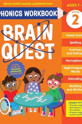 Brain Quest Phonics Workbook: Grade 2 book cover
