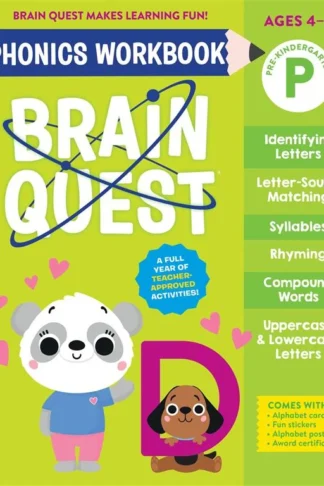 Brain Quest: Phonics Workbook: Pre-Kindergarten (Age: 4-5) book cover