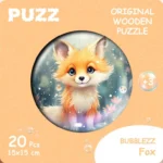 بازل خشبي ثعلب Bubblezz Fox من Puzz، 20 قطعة
