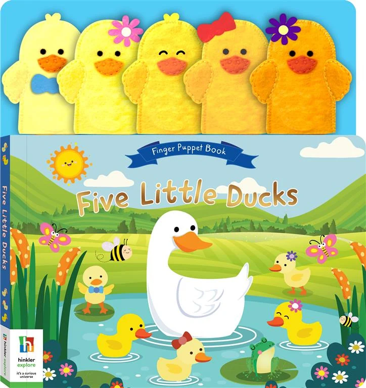 Finger Puppet Book: Five Little Ducks book cover