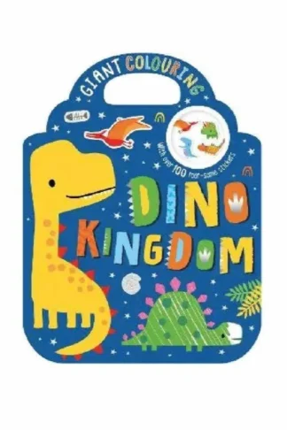 Giant Colouring: Dino Kingdom book cover