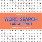 Large Print Puzzle Book - Word Search - Orange