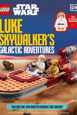 LEGO Star Wars Luke Skywalker's Galactic Adventures by Elizabeth Dowsett book cover
