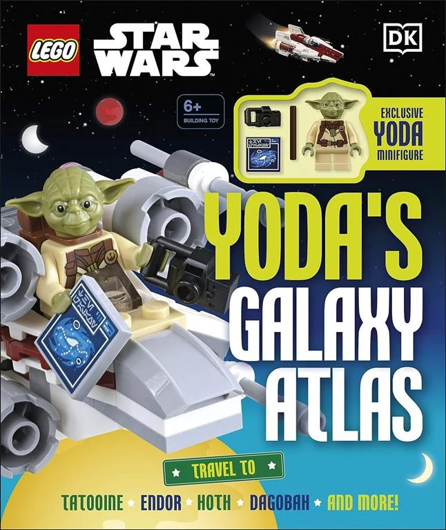 LEGO Star Wars Yoda's Galaxy Atlas by Simon Hugo book cover