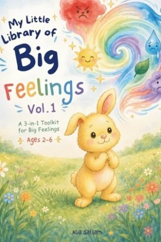 Cover of My Little Library of Big Feelings (Vol. 1): A 3-in-1 Toolkit for Big Feelings, Alia Sallam, Little Seeds of Mindfulness
