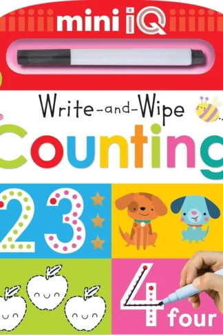 Mini iQ: Write-and-Wipe Counting book cover