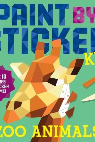 Paint by Sticker Kids: Zoo Animals book cover