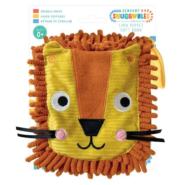 Sensory Snuggables Roar! Hand-Puppet Cloth Book book cover