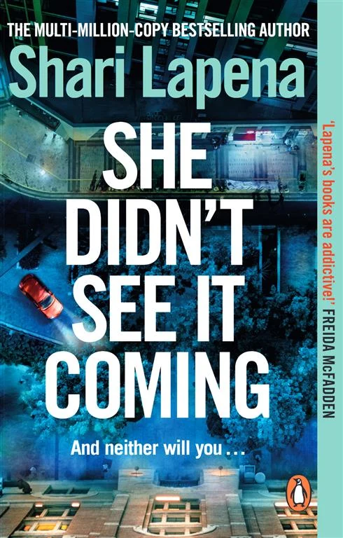 She Didn't See It Coming by Shari Lapena book cover
