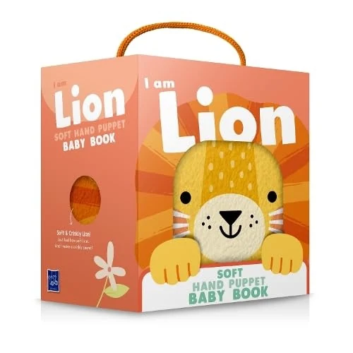 Soft Hand-Puppet Baby Book: Lion book cover