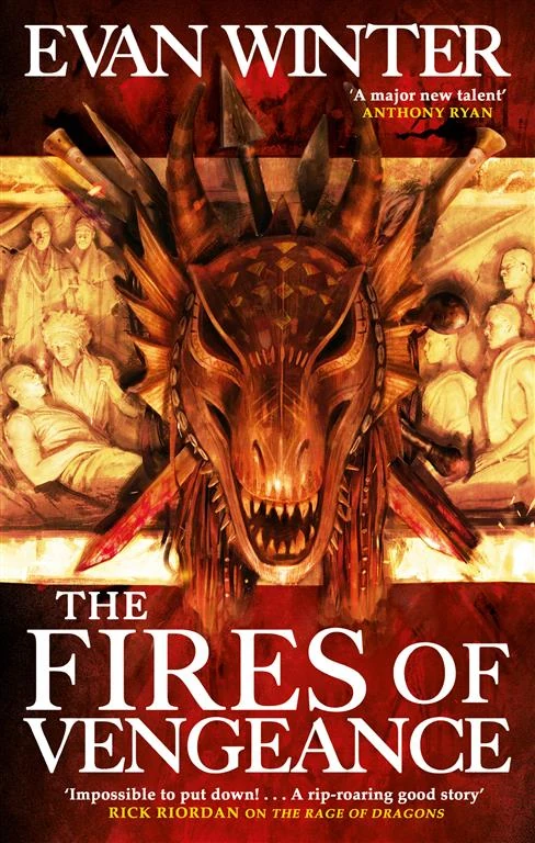 The Fires of Vengeance (The Burning, Book 2) by Evan Winter book cover