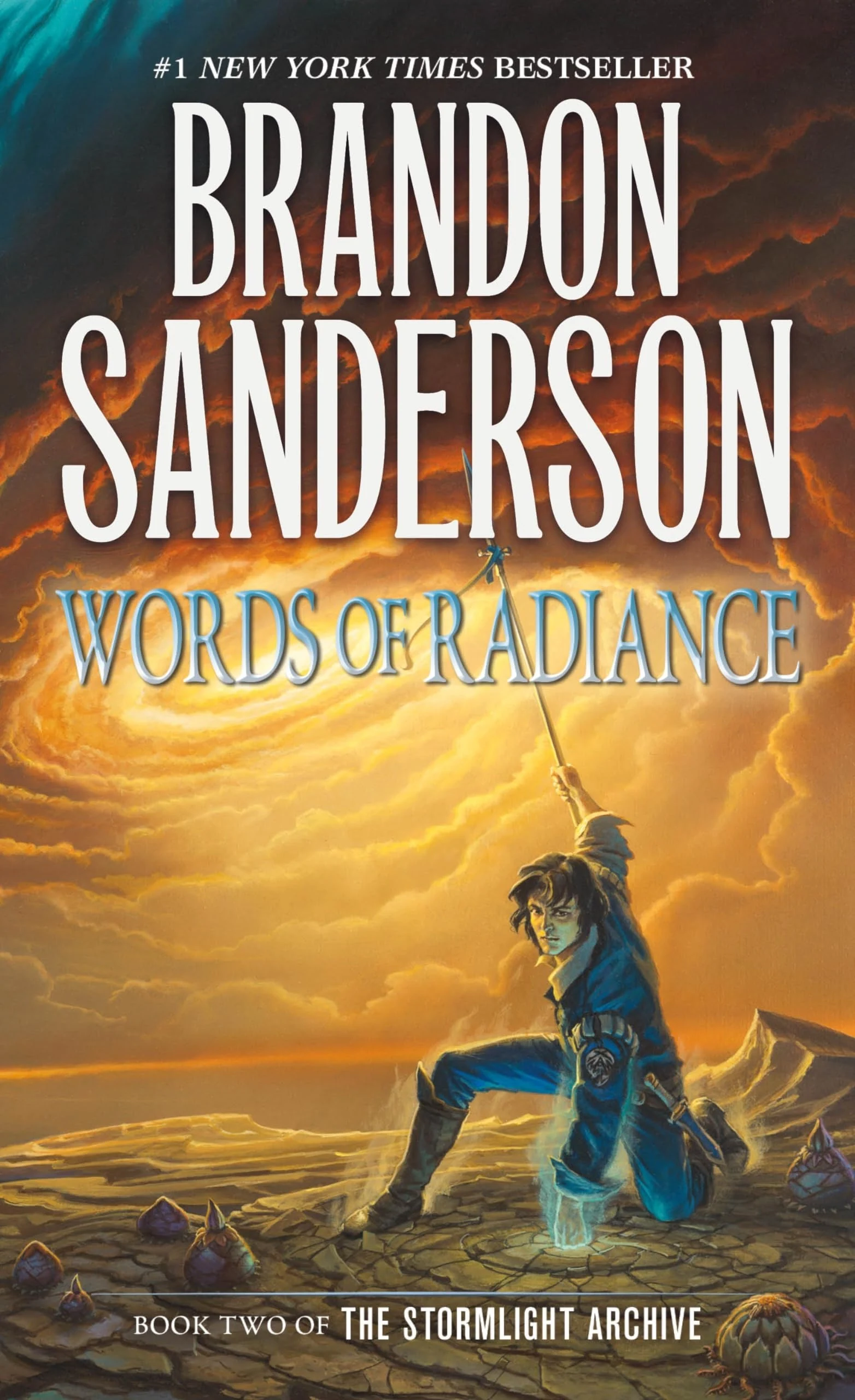 The Stormlight Archive 2: Words of Radiance by Brandon Sanderson book cover