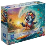 بازل ركوب الأمواج الاستوائي من Fluffy Bear، 108 قطعة