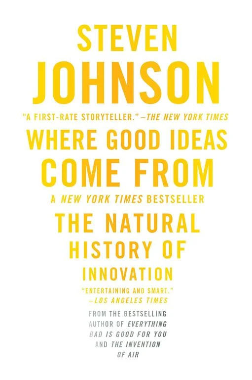 Where Good Ideas Come From: The Natural History of Innovation by Steven Johnson book cover