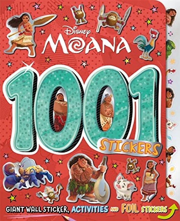 1001 Stickers: Disney Moana (Colouring, Activities & Foil St