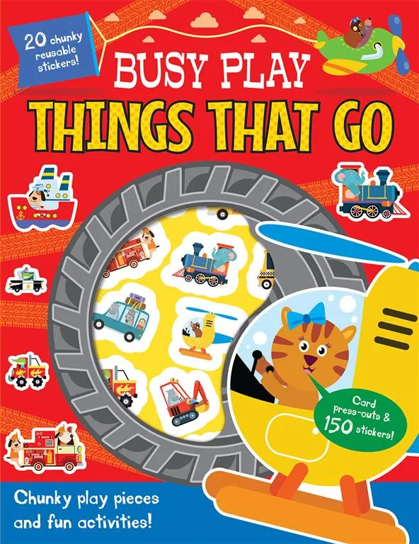 Busy Play: Things That Go (Activity Book)