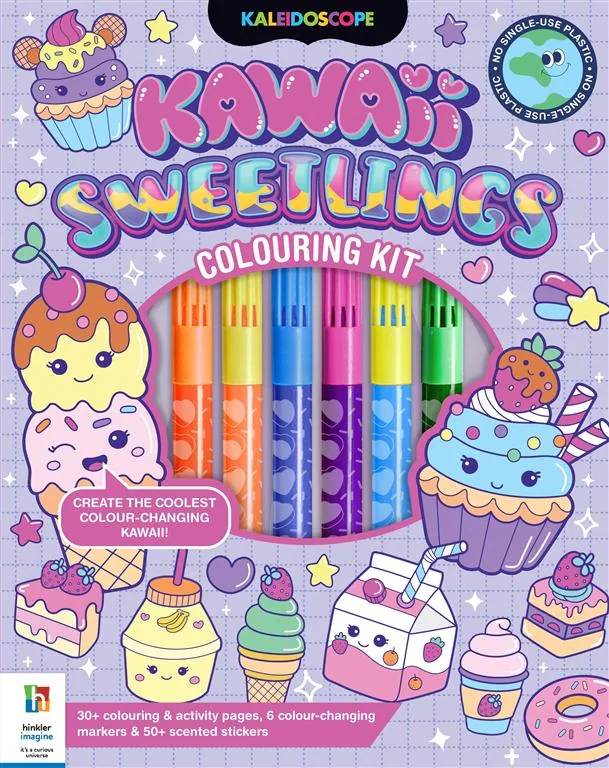 Kaleidoscope Colouring Kit:Kawaii Sweetlings