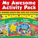 My Awesome Activity Pack (4 Amazing Books And Over 500 Stick