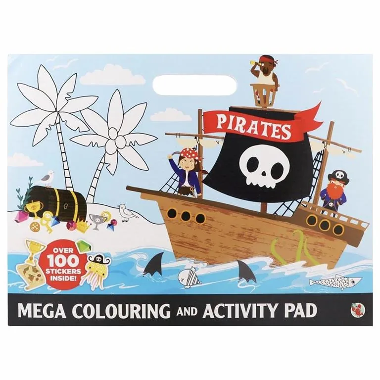Pirates Mega Colouring and Activity Pad