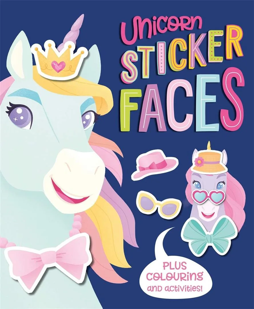 Sticker Faces: Unicorn