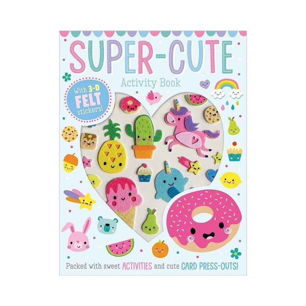 Super Cute Felt Sticker Activity Book